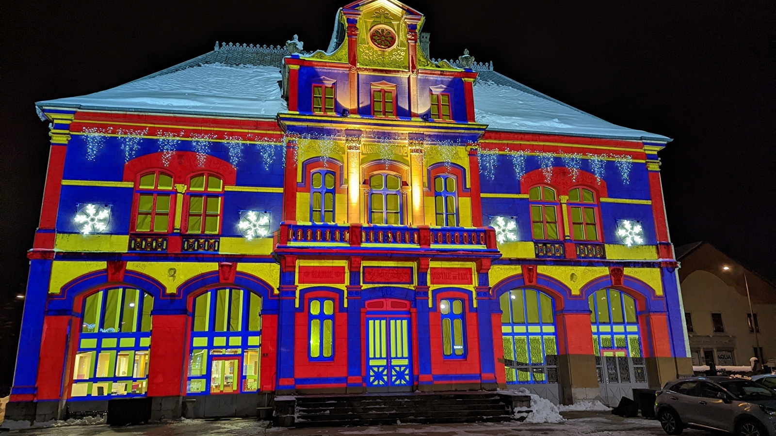 Les lumières du Russey et le marché de Noël