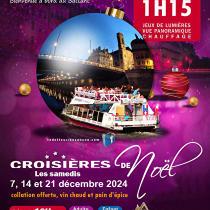 Croisières de Noël Du 7 au 21 déc 2024