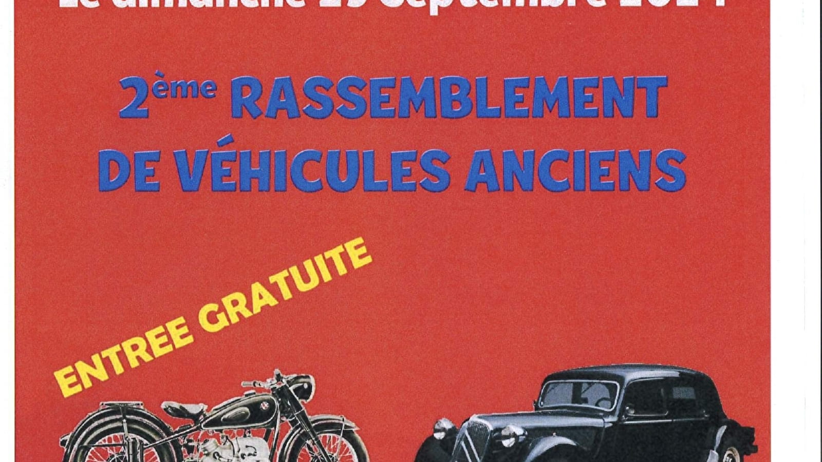 2e Rassemblement de véhicules anciens